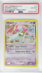V1856: 2007: Mespirit: 14/123: Mysterious Treasures: D & P: PSA: 6: EX-MT: 102261255